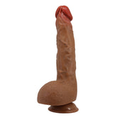 Baile 9.8-inch Realistic Vibrating Dildo – 5-Speed Vibration & 5-Speed Thrusting with Suction Base